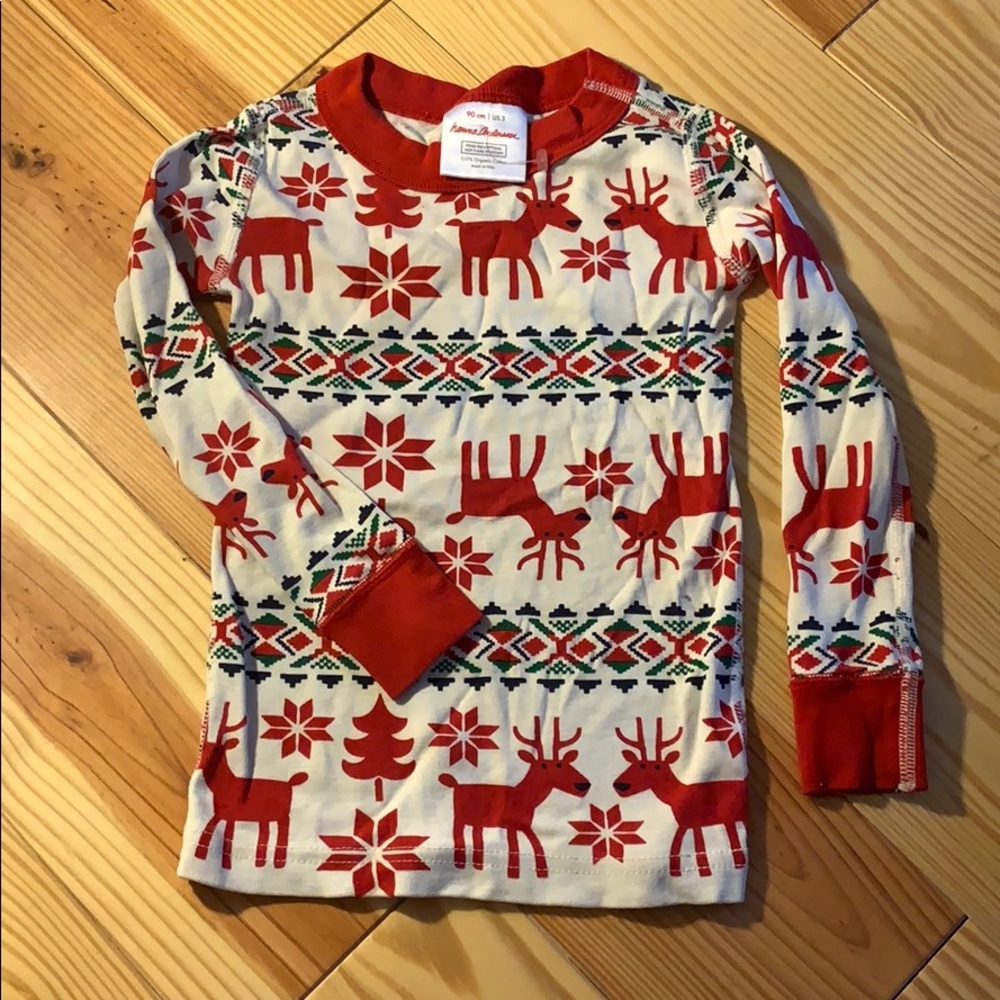 hanna anderson pj top- holiday- christmas